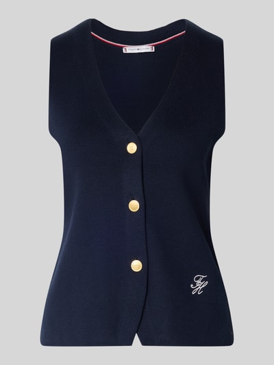 Tommy Hilfiger slim fit bodywarmer van puur katoen Marineblauw - 2
