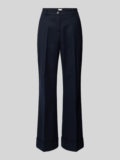 Brax Regular fit stoffen broek van scheerwolmix, model 'STYLE.MAINE' Marineblauw - 2