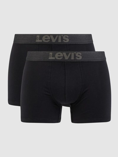 Levi's® Obcisłe bokserki z dodatkiem streczu w zestawie 2 szt. Czarny 1