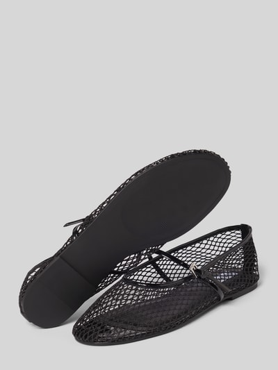 Steve Madden Baleriny półprzezroczyste model ‘MAGS’ Czarny 4