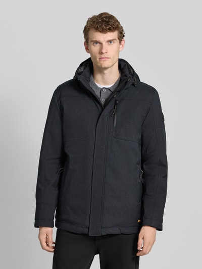 CARS JEANS Kurtka z kapturem model ‘ROCKO’ Antracytowy 4