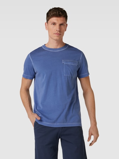 JOOP! Jeans T-Shirt mit aufgesetzter Brusttasche Modell 'Caspar' Blau 4