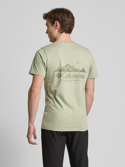 COLUMBIA T-Shirt mit Label-Print Mint 5