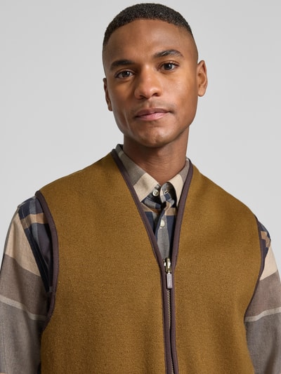 Barbour Regular Fit Weste aus Webpelz Beige 3
