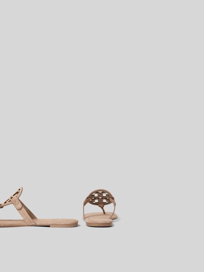 Tory Burch Zehentrenner aus echtem Leder Mud 3