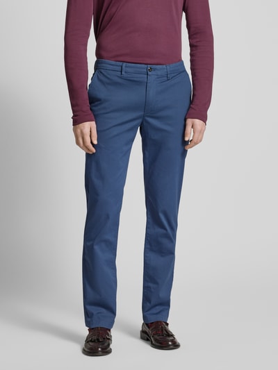 Tommy Hilfiger Straight Leg Chino mit Strukturmuster Modell 'DENTON' Jeansblau 4