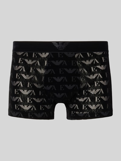 Emporio Armani Trunks mit Logo-Muster Black 1