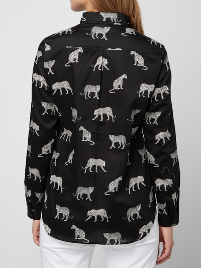 Eterna Bluse mit Raubkatzen-Prints Black 5