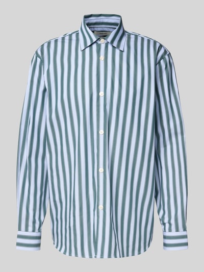 SELECTED HOMME Relaxed fit vrijetijdsoverhemd van puur katoen, model 'RLXHENRIC' Donkergroen - 2