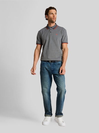 Tom Tailor Regular Fit Poloshirt mit Kontrastkragen Lind 1