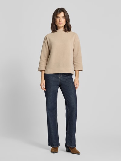 OPUS Sweatshirt mit 3/4-Ärmel Modell 'Goheme' Beige 1