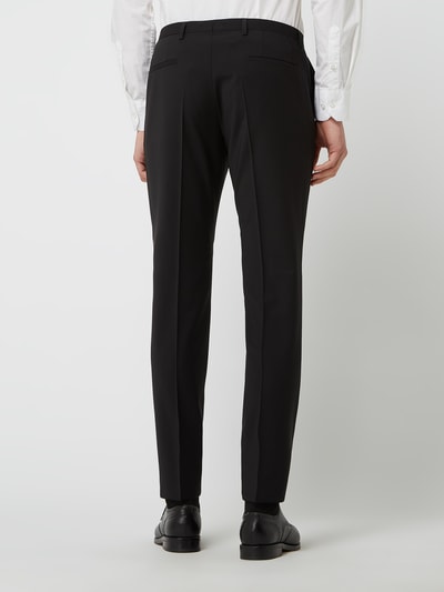 Roy Robson Pantalon met stretch, model 'Cross' Zwart - 5