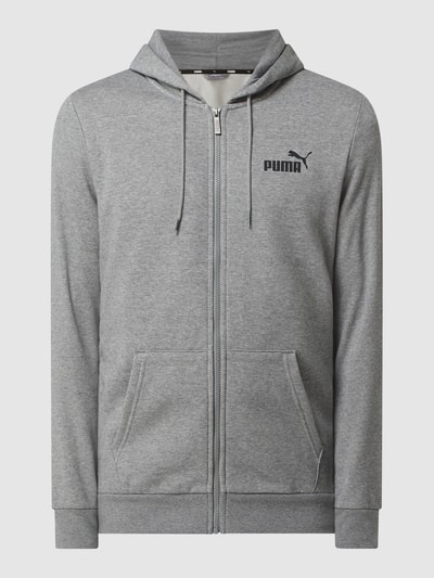 PUMA PERFORMANCE Regular Fit Sweatjacke mit Kapuze Silber 2