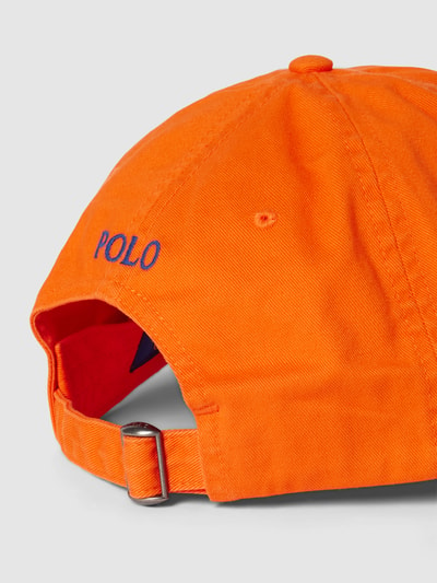 Polo Ralph Lauren Basecap mit Logo-Stitching Orange 3