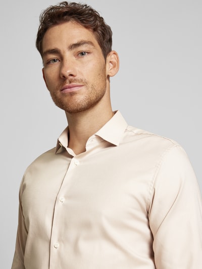 Jack & Jones Premium Slim Fit Freizeithemd mit Kentkragen Modell 'PARKER' Beige 3