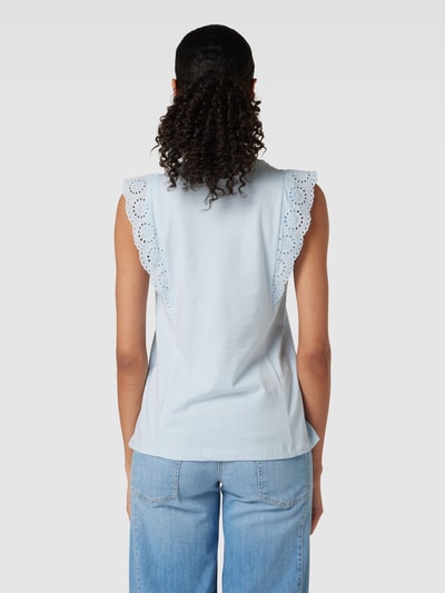 Vero Moda T-Shirt mit Volantärmel Modell 'HOLLYN' Hellblau 5