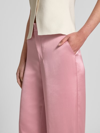 Neo Noir Hose mit weitem Bein und Eingrifftaschen Modell 'Emmett' Rose 3