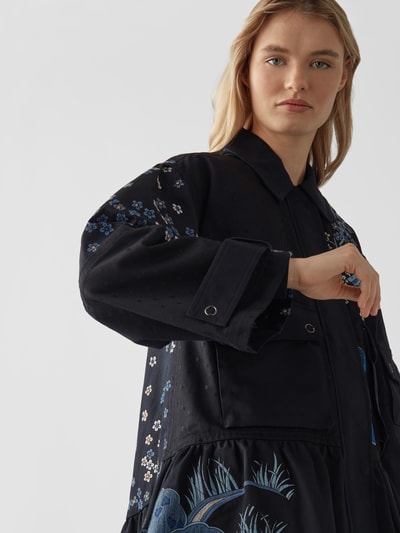 RED Valentino Jacke mit floralem Muster Bleu 3