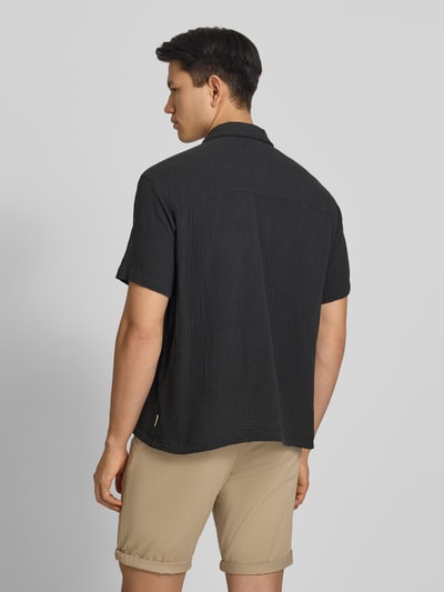 JACK & JONES Regular Fit Freizeithemd mit Kentkragen Black 5