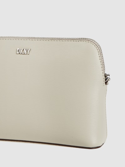 DKNY Crossbody Bag aus Leder Modell 'Bryant-Dome' Ecru 2