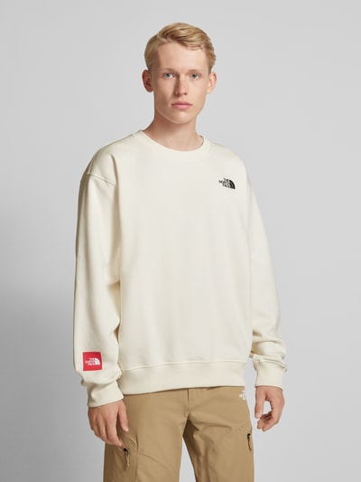 The North Face Sweatshirt mit Label-Print Modell 'AXYS' Offwhite 4