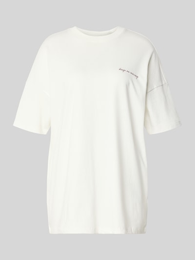 Marc O'Polo DENIM Oversized T-Shirt aus reiner Baumwolle Offwhite 2