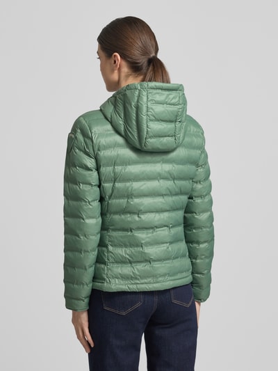 Blauer USA Steppjacke mit Zweiwege-Reißverschluss Modell 'ELLIS' Gruen 5
