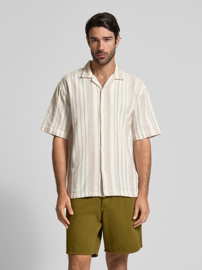 MCNEAL Vrijetijdsoverhemd met reverskraag Beige - 4