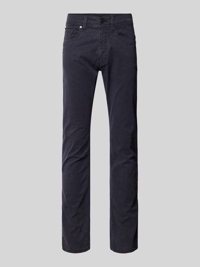 Pierre Cardin Stoffen broek met 5-pocketmodel, model 'Lyon' Marineblauw - 2