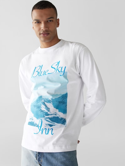 Blue Sky Inn Longsleeve mit Prints Weiss 3