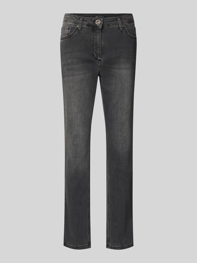 Betty Barclay Jeansy o kroju slim fit z 5 kieszeniami Ciemnoszary 2