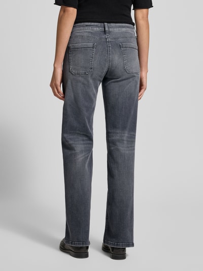 CAMBIO Wide Leg Jeans mit mit Paspeltaschen Modell 'TESS' Hellgrau 5