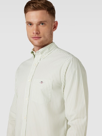 Gant Koszula casualowa o kroju regular fit model ‘POPLIN’ Jasnozielony 3