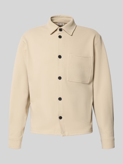 Only & Sons Relaxed Fit Freizeithemd mit leichtem Strukturmuster Modell 'NEW KODYL' Beige 2