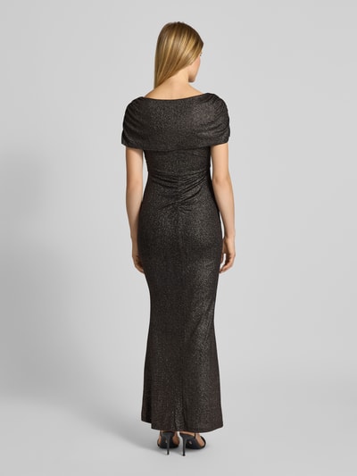 Christian Berg Cocktail Regular Fit Abendkleid in Glitzer-Optik Metallic Braun Melange 5