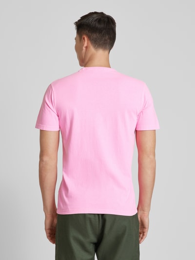 MC2 Saint Barth T-Shirt mit Label-Stitching Modell 'DOVER' Pink 5