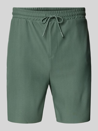 Only & Sons Regular Fit Shorts mit Strukturmuster Modell 'DRUM LIFE' Petrol 2