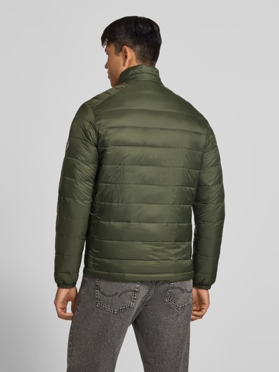 JACK & JONES kurtka o kroju regular fit z efektem pikowania model 'Kingsley' Oliwkowy 5