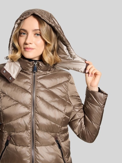Gil Bret Regular Fit Steppjacke mit abnehmbarer Kapuze Hellbraun 3