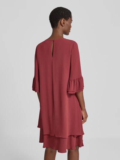 Christian Berg Cocktail Relaxed Fit Kleid in Knielänge Rostrot 5
