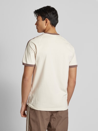 adidas Originals T-shirt met ribboorden Offwhite - 5