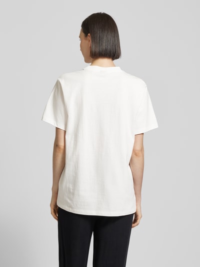 HUGO T-shirt met logoprint Offwhite - 5