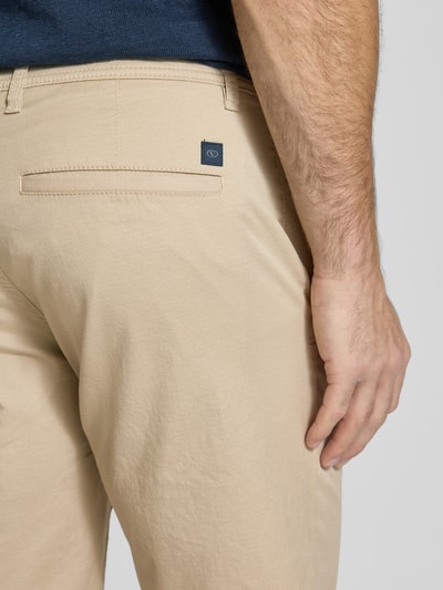 Tom Tailor Slim Fit Bermudas aus Baumwoll-Mix Beige 3