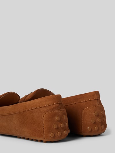 Lauren Ralph Lauren Loafers met logo-applicatie, model 'BARNSBURY' Camel - 2