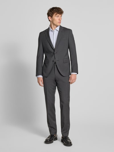 HUGO Slim Fit Business-Hemd mit Knopfleiste Modell 'Kenno' Weiss 1
