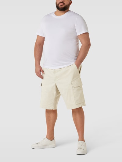 Tommy Hilfiger Big & Tall PLUS SIZE Cargoshorts mit Label-Details Hellgrau 1