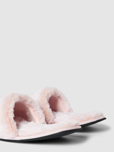 CK Calvin Klein Kapcie z obszyciem ze sztucznego futra model ‘SLIPPER SANDAL FUR’ Różowy 3