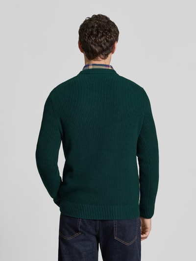 MCNEAL Regular Fit Strickpullover aus reiner Baumwolle Neon Gruen 5