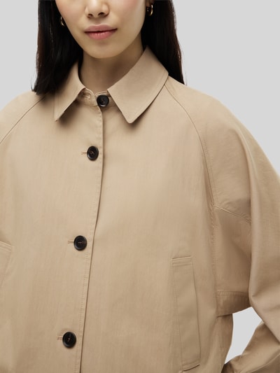 Tommy Hilfiger Oversized Hemdjacke aus Baumwoll-Mix Camel 3