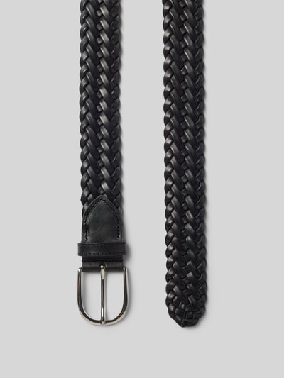 Weinmann Riem in gevlochten look met doornsluiting Zwart - 3